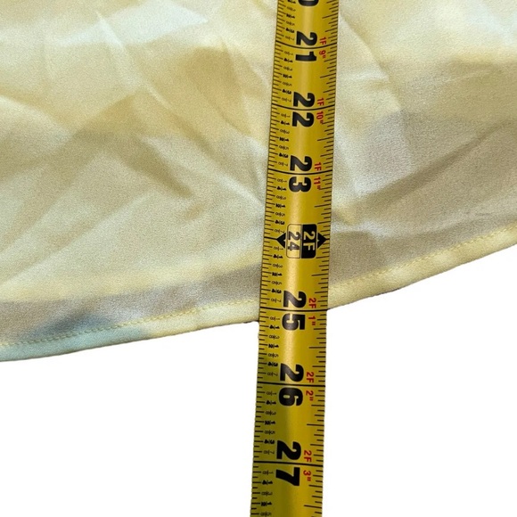 NWT ASOS Maternity Eco Swing Double Layer Cami Pastel Yellow Tank Top Size 12 - Picture 10 of 11